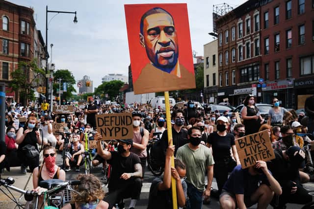 George Floyd's death sparked protests against police brutality in the US. (Credit: Getty Images)