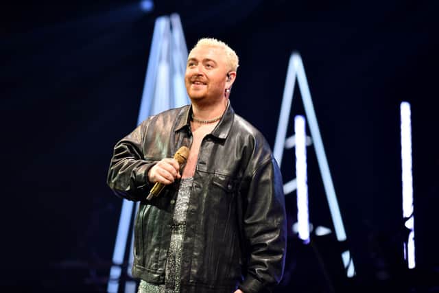 Sam Smith performs onstage at iHeartRadio Power 96.1s Jingle Ball 2022 Presented by Capital One at State Farm Arena on December 15, 2022 in Atlanta, Georgia. (Photo by Derek White/Getty Images for iHeartRadio)