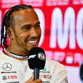 Lewis Hamilton at the Monaco drivers’ press conference