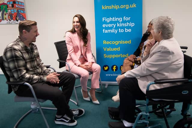 Professor Green was joined by The Princess of Wales as the pair raised awareness of the kingship charity. (Getty Images)