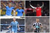 A number of top players are vying for a place in the Premier League team of the season. (Getty Images)