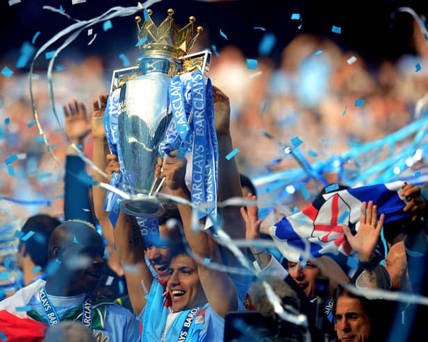 Sergio Aguero's dramatic winner secured the 2011/12 title race. (Getty Images)