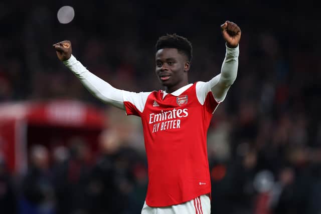 Saka has impressed for Arsenal this season. (Getty Images)