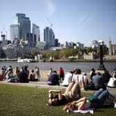 Hottest day of the year so far in 2023. Picture: HENRY NICHOLLS/AFP via Getty Images