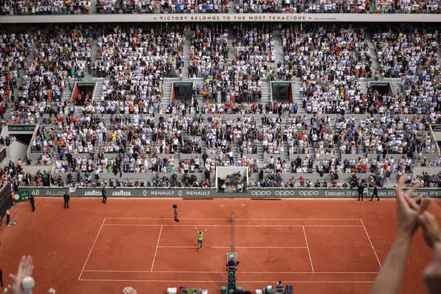 Clay courts of French Open - where Rafael Nadal is a 14-time champion