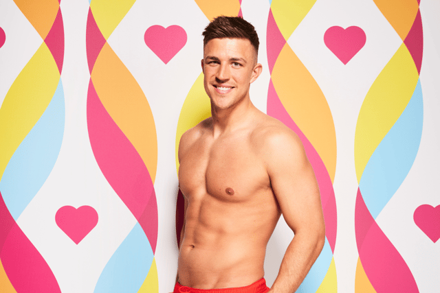Gas engineer Mitchel Taylor is hoping sparks will fly in the Love Island villa. (Credit: ITV)