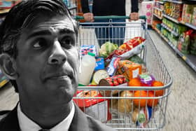 Rishi Sunak reportedly wants to introduce a food price cap in UK supermarkets (images: Adobe/Getty Images)