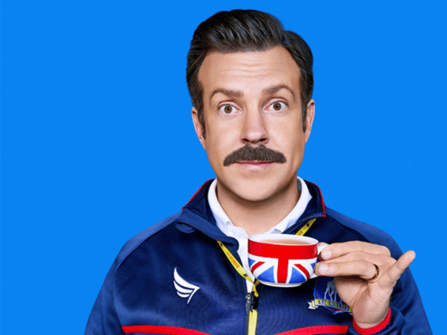 Jason Sudeikis as Ted Lasso (Credit: AppleT V)