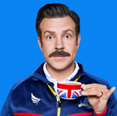 Jason Sudeikis as Ted Lasso (Credit: AppleT V)