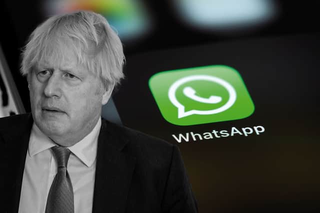 Boris Johnson’s WhatsApp messages from the pandemic are at the heart of the row 