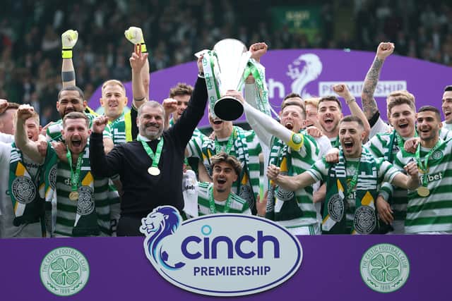 Ange Postecoglou has lifted to Scottish Premiership titles with Celtic. (Getty Images)