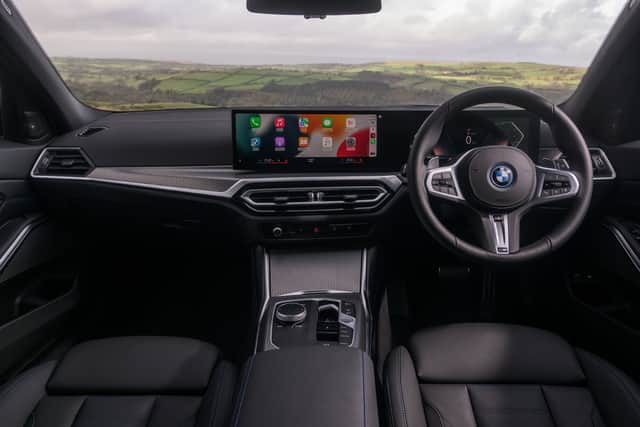 The 330e's interior is a lesson in ergonomics and ease of use (Photo: BMW)