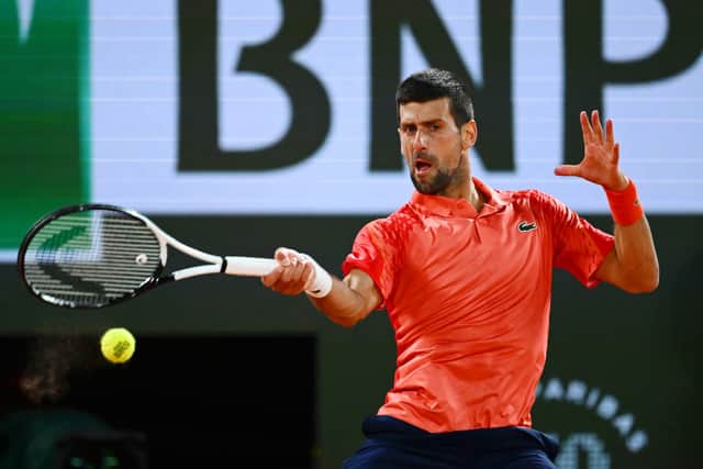 Novak Djokovic plays against Marton Fucsovics in second round of French Open 