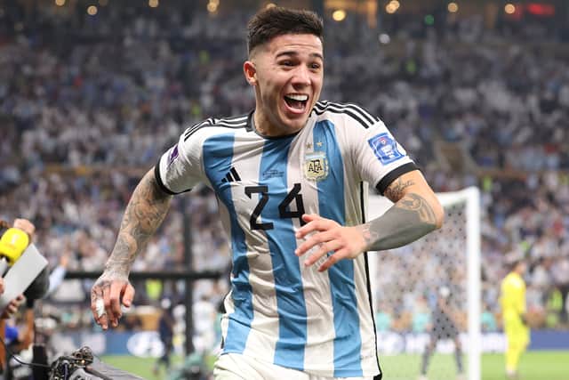 Enzo Fernandez helped Argentina to World Cup glory. (Getty Images)