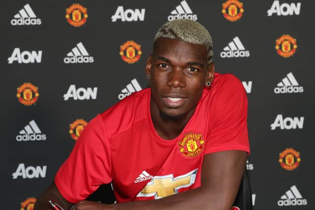 Paul Pogba became the world's most expensive player when he returned to Man United. (Getty Images)