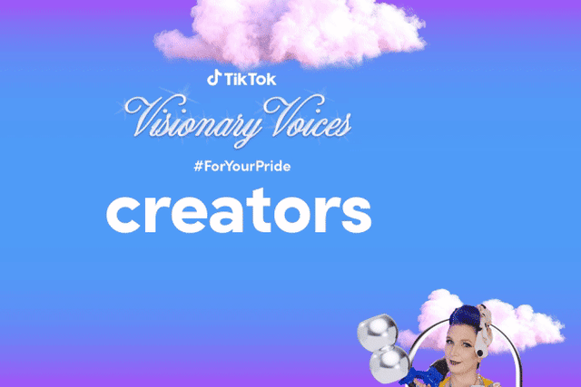 The creators that will be part of TikTok's first "Visionary Voices" campaign (Credit: TikTok)