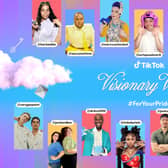 For Pride Month 2023, TikTok have revealed the names for their first "Visionary Voices" campaign (Credit: TikTok)