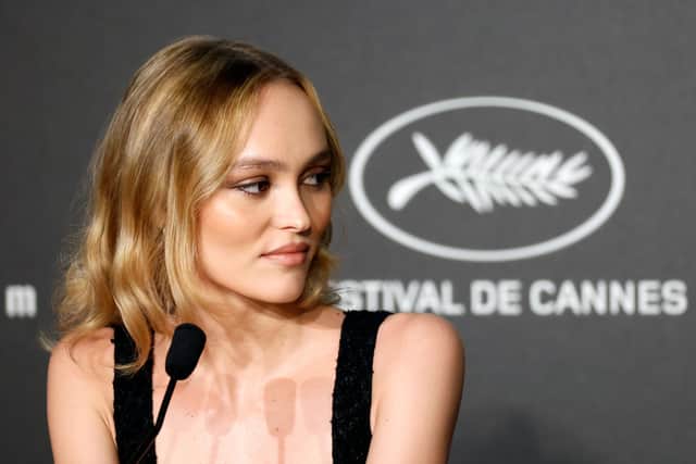 Lily-Rose Depp attends the "The Idol" Press Conference  press conference at the 76th annual Cannes film festival at Palais des Festivals on May 23, 2023 in Cannes, France. (Photo by Sebastien Nogier/Pool/Getty Images)