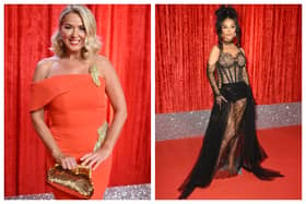 Claire Sweeney looked glamorous while Chelsee Healey didn't hit the mark at the British Soap Awards 2023. Photographs by Getty