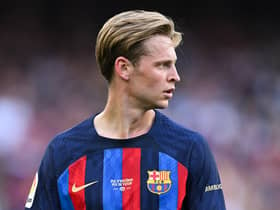Frenkie de Jong of FC Barcelona who have been crowned champions - but who could go down?
