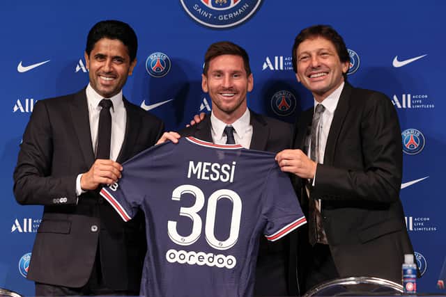 Lionel Messi won two titles with PSG. (Getty Images)