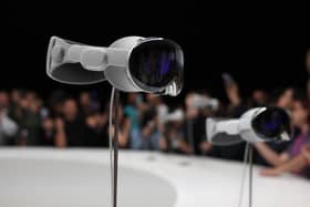 Apple has announced the launch of its new mixed reality headset, the 'Vision Pro'. (Credit: Getty Images