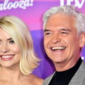 LONDON, ENGLAND - NOVEMBER 23:  Holly Willoughby and Phillip Schofield attend ITV Palooza! at The Royal Festival Hall on November 23, 2021 in London, England. (Photo by Gareth Cattermole/Getty Images)