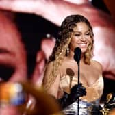 LOS ANGELES, CALIFORNIA - FEBRUARY 05: Beyoncé accepts Best Dance/Electronic Music Album for “Renaissance” onstage during the 65th GRAMMY Awards at Crypto.com Arena on February 05, 2023 in Los Angeles, California. (Photo by Emma McIntyre/Getty Images for The Recording Academy)

