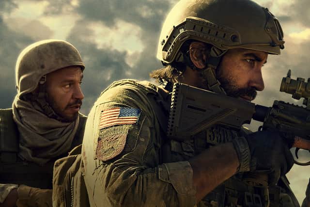 Dar Salim and Jake Gyllenhaal in The Covenant