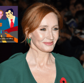 Was the character depicted in a recent Oxfam post for Pride Month 2023 a dig at Harry Potter author JK Rowling? (Credit: Getty Images/Twitter)