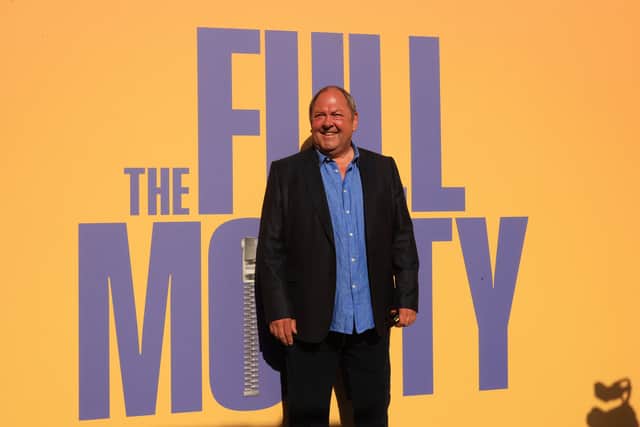 Mark Addy at The Full Monty premiere in Sheffield