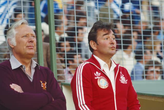 Brian Clough and Peter Taylor enjoyed great success with Nottingham Forest. (Getty Images)