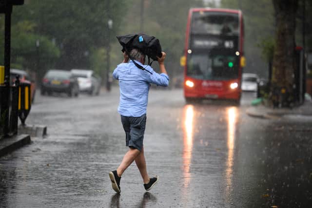 ‘Torrential’ thunderstorm warnings issued as 30C heat forecast. (Photo: Getty Images) 