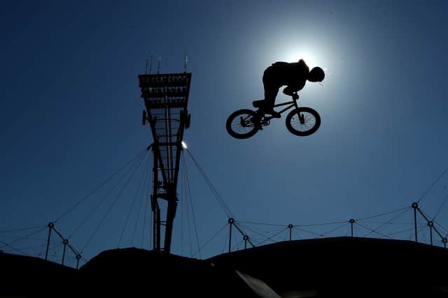 The late Pat Casey competed in many contests including in the X Games Sydney 2018 at Sydney Olympic Park (pictured).