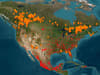 Where are the wildfires in Canada and US? Maps show fire locations and air quality on Sunday, June 11