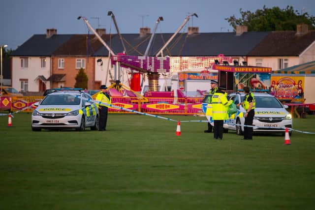 The teenager was airlifted to hospital after suffering multiple stab wounds (Photo: Daniel Jae Webb / SWNS)
