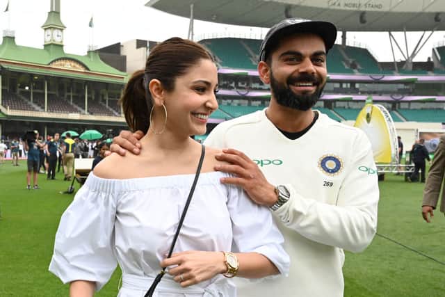 Virat Kohli met his now-wife during an ad shoot (Pic:Getty)