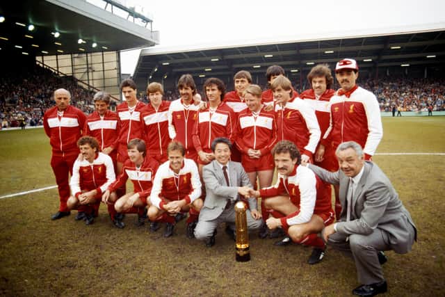 Liverpool celebrated another double winning season in 1984. (Getty Images)