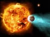 Astronomers discover a giant helium tail evaporating from a Hot Jupiter atmosphere