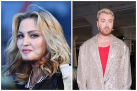 Singers Madonna and Sam Smith have released their joint single VULGAR (Images: Getty Images)