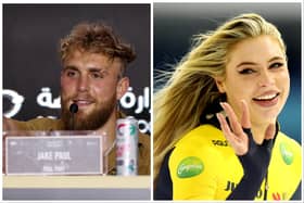 Jake Paul and Jutta Leerdam announced their relationship in April 2023 (Images: Getty)