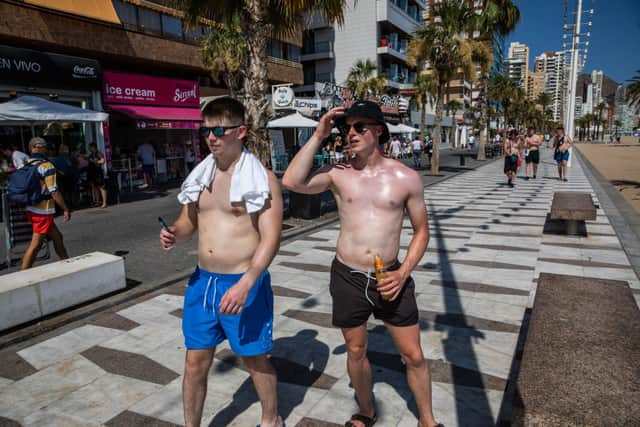 Anyone who wears a bikini or goes shirless outside of beach areas faces being fined up to £500 in some parts of Spain (Photo: Getty Images)