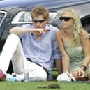 EGHAM, UNITED KINGDOM - JULY 30:  Prince Harry and his then girlfriend Chelsy Davy attend the Cartier International Polo match at the  Guards Polo Club on 30 July, 2006 in Egham, England.  (Photo by MJ Kim/Getty Images)