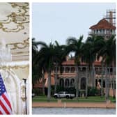 Donald Trump at his Mar-a-Lago estate in Florida. Photographs by Getty