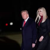 WASHINGTON, DC - JANUARY 04: The former U.S. President Donald Trump and daughter Ivanka Trump on January 4, 2020 in Washington, DC.  (Photo by Drew Angerer/Getty Images)
