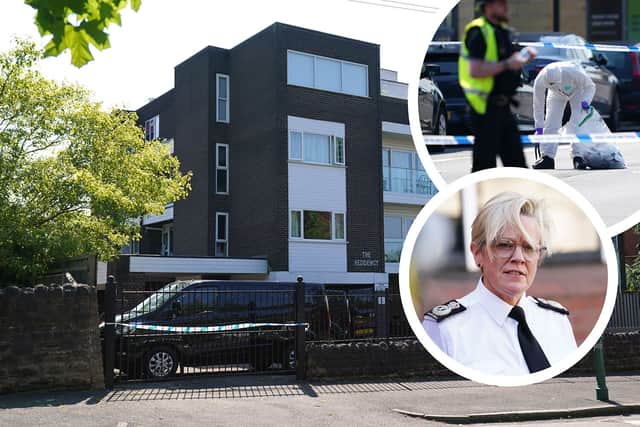 Nottinghamshire Police’s chief constable Kate Meynell says the motive behind the attack was yet to be determined, but officers were keeping an “open mind” (Photos: PA Wire)