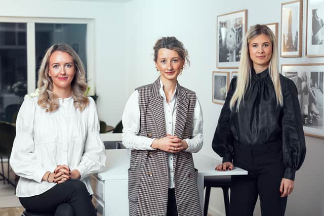 Anna-Sophie Hartvigsen, Emma Blitz and Camilla Falkenberg founded Female Invest in 2019 (Pic:Female Invest)