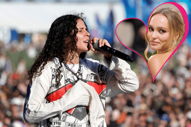 070 Shake has been in a relationship with The Idol star Lily Rose Depp since January 2023 - Credit: Getty