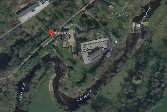 Police were called to the village of Broadbottom near Hodge Lane, which runs close to the River Etherow (Photo: Google Maps)