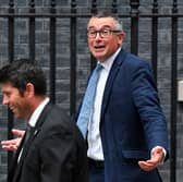 Conservative MP Bernard Jenkin arrives in Downing Street in central London on September 2, 2019. - Britain's Prime Minister Boris Johnson prepared on September 2 for a showdown with MPs opposed to a no-deal Brexit when Parliament returns on September 3. Johnson stoked controversy and protests August 31 across Britain after announcing August 28 he had instructed Queen Elizabeth II to suspend parliament in the final weeks before Brexit. (Photo by Ben STANSALL / AFP)        (Photo credit should read BEN STANSALL/AFP via Getty Images)